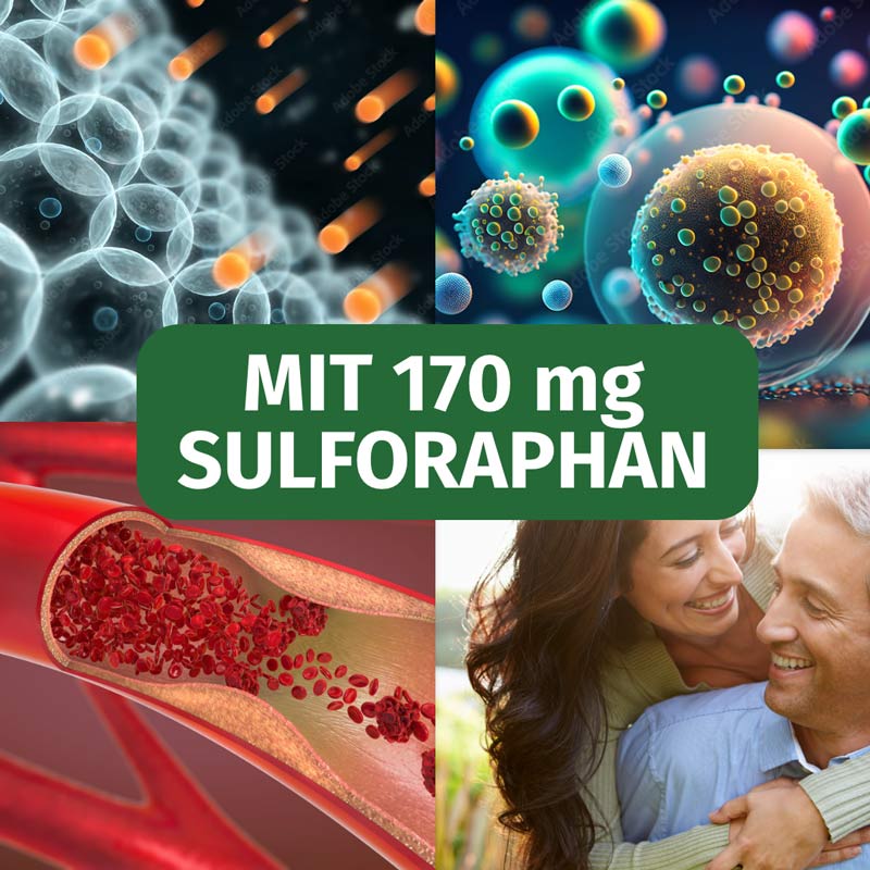 GREEN NATURALS Brokkoli + 13% Sulforaphan 180 St Kapseln