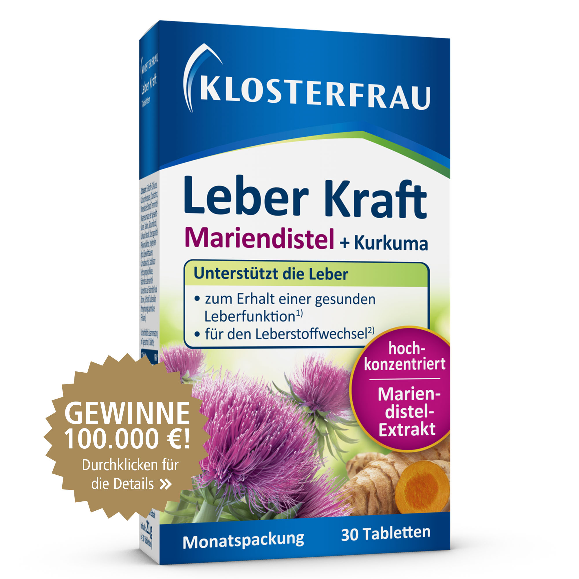 Klosterfrau Leber Kraft  30 St Tabletten
