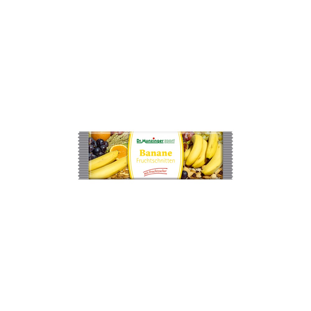 DR. MUNZINGER Fruchtschnitte Banane 50 g