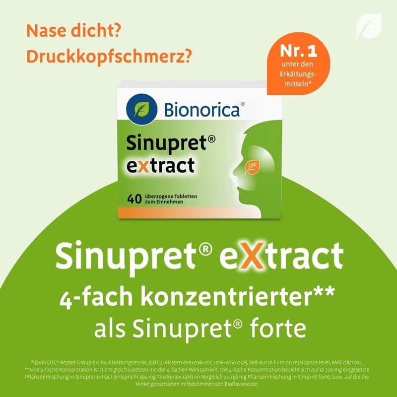 Sinupret forte  50 St Überzogene Tabletten