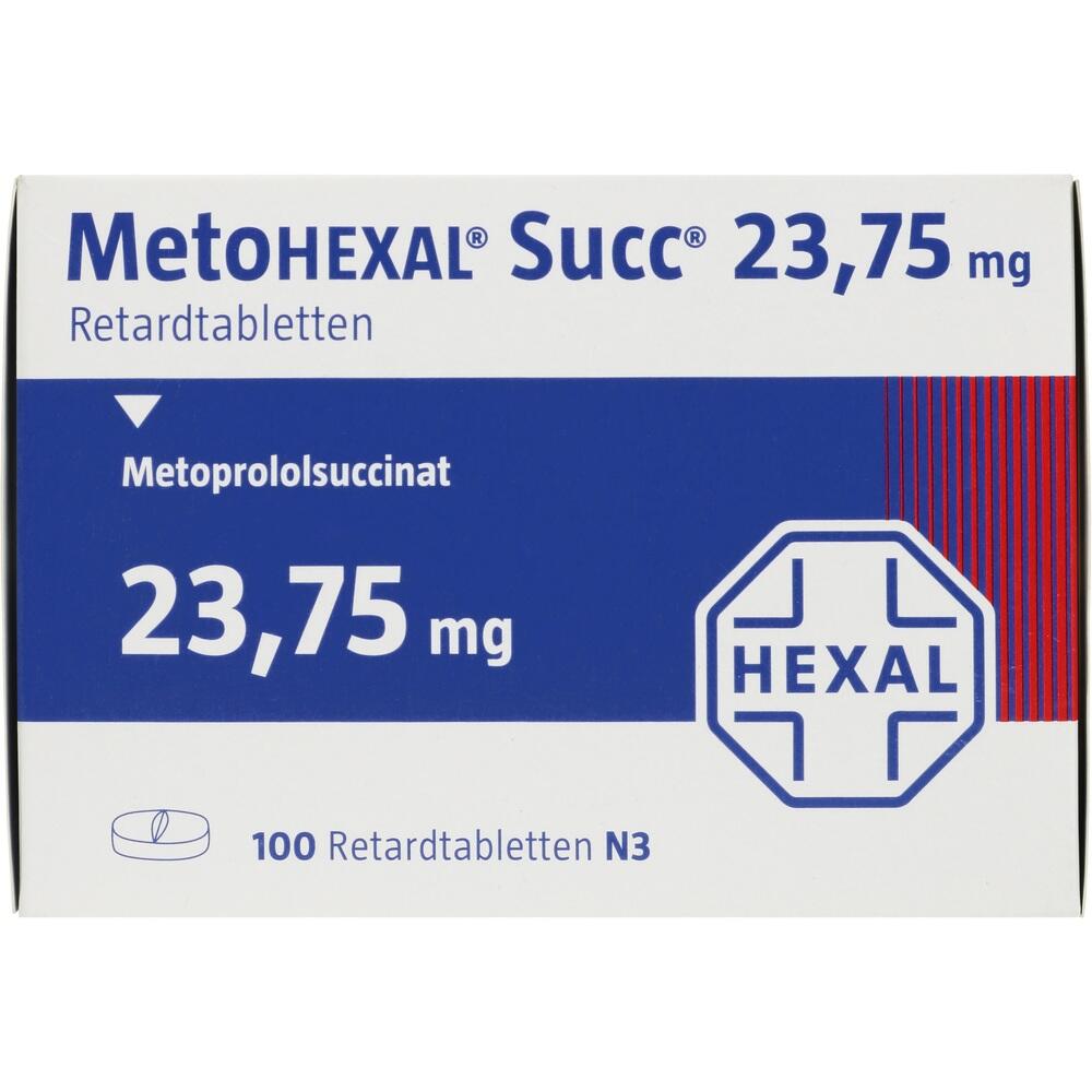 MetoHEXAL Succ 23,75 mg 100 St Retard-Tabletten