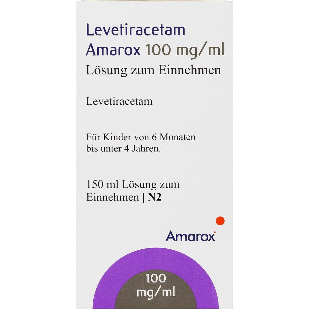 Levetiracetam Amarox 100 mg/ml 150 ml Lösung zum Einnehmen
