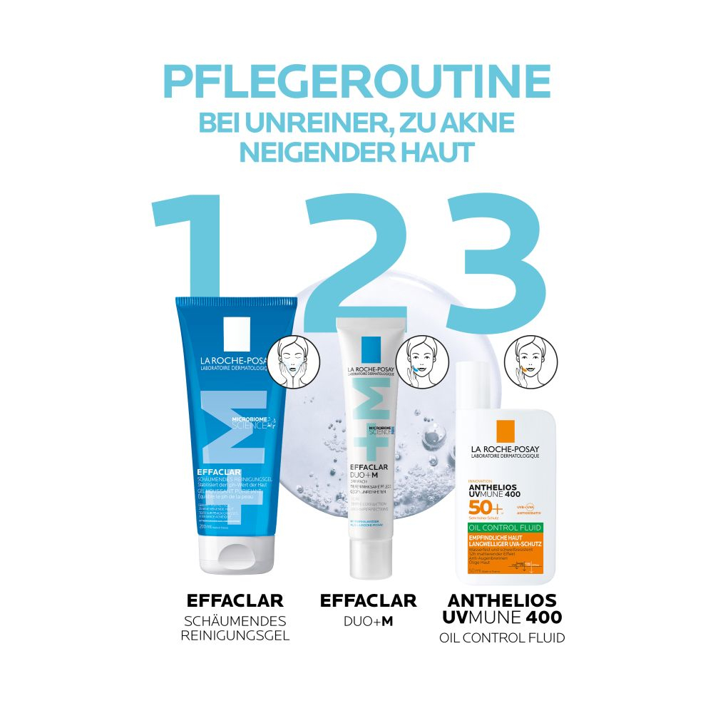 LA ROCHE-POSAY Effaclar schäumendes Reinigungsgel 200 ml Gel