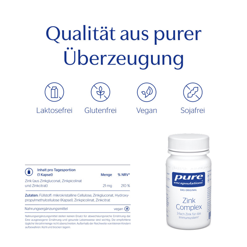 pure encapsulations Zink Complex 60 St Kapseln