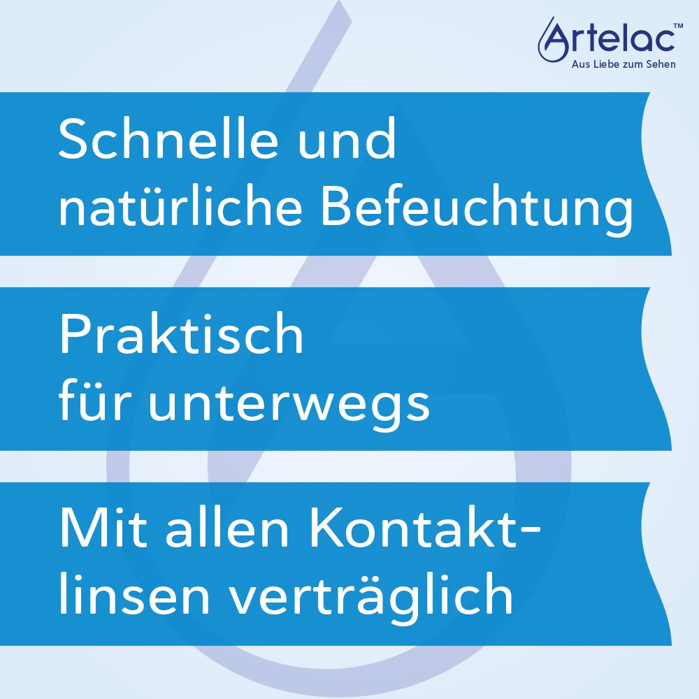 Artelac Splash EDO Augentropfen für trockene Augen 60X0.5 ml Augentropfen