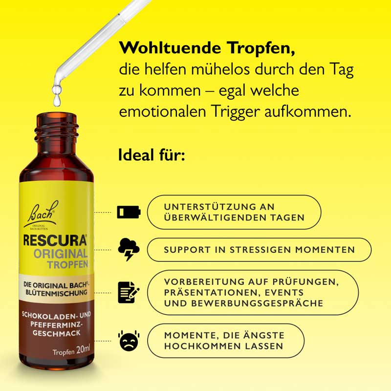 Bach RESCURA ORIGINAL SCHOKO-MINZE 20 ml Tropfen