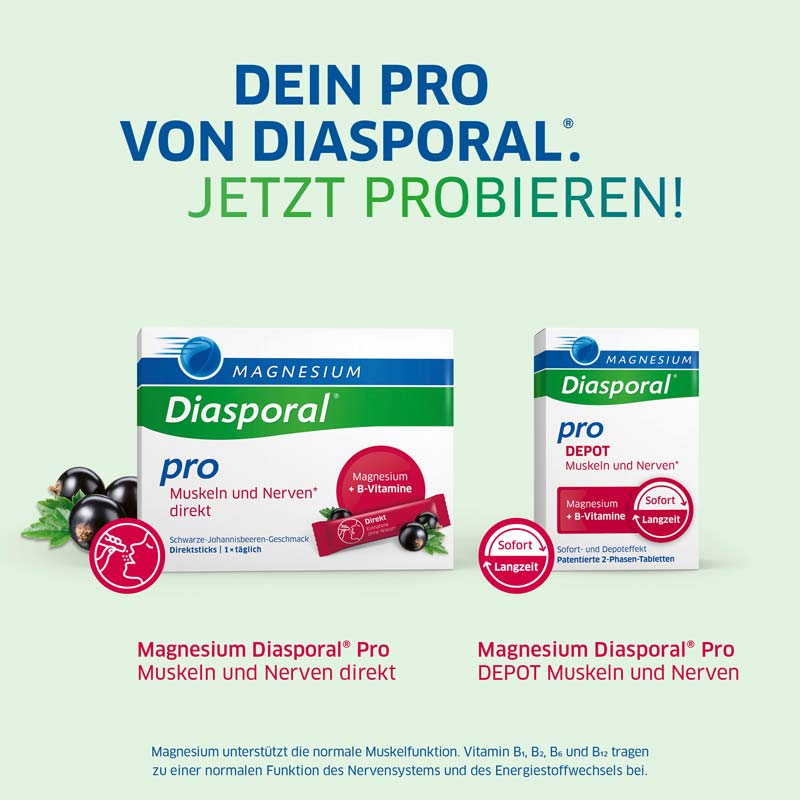 MAGNESIUM Diasporal pro DEPOT Muskeln + Nerven  30 St Tabletten