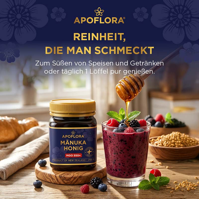 APOFLORA MANUKA HONIG MGO 550+ 250 g