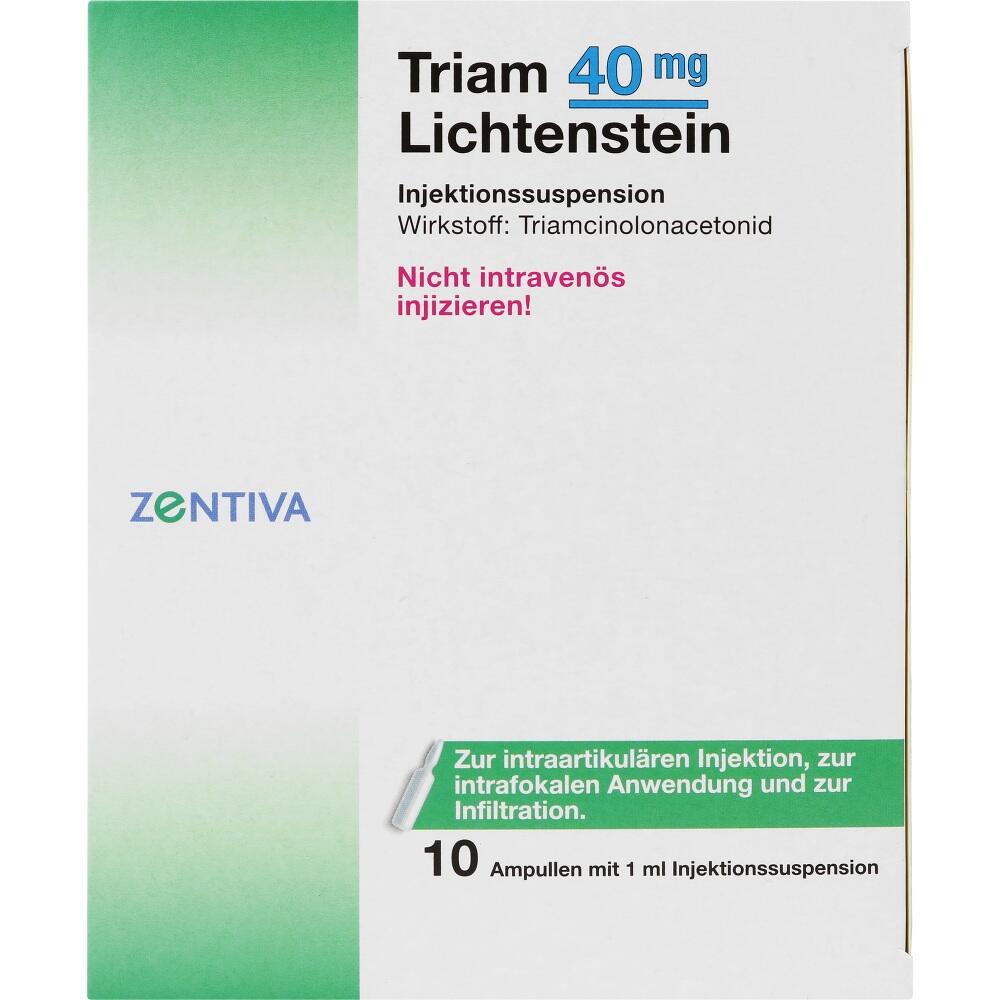 TRIAM 40 Lichtenstein Kristallsuspension Ampullen 10X1 ml Ampullen