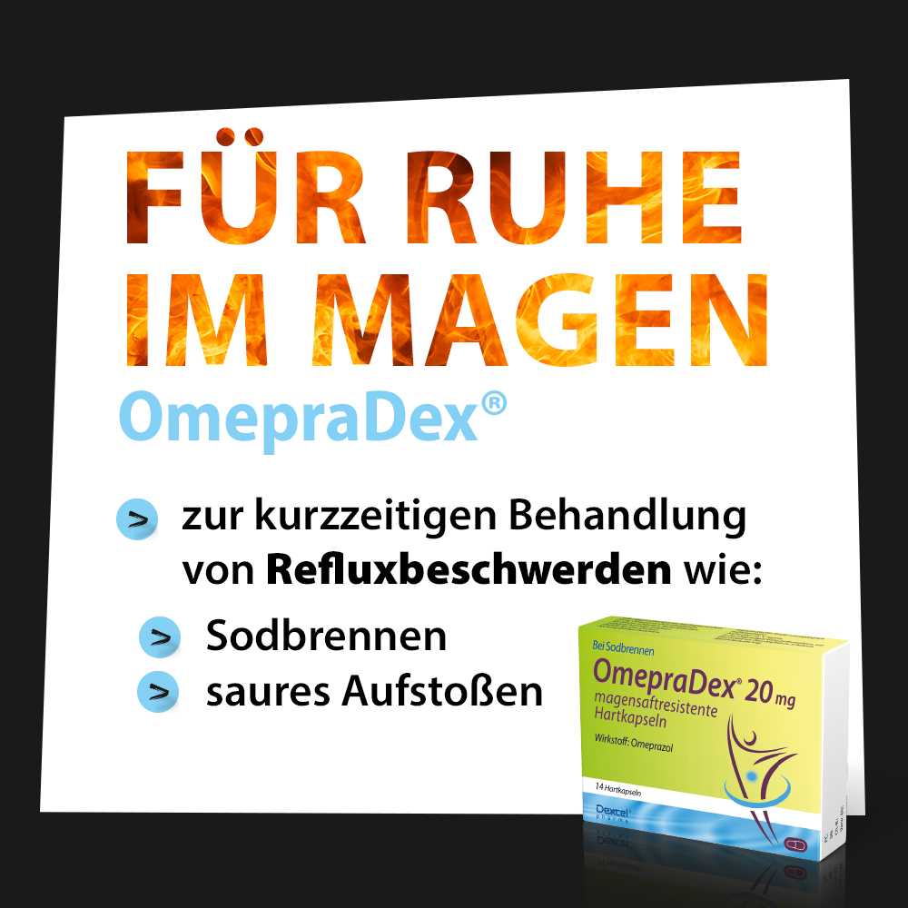 OmepraDex 20 mg  14 St Kapseln magensaftresistent