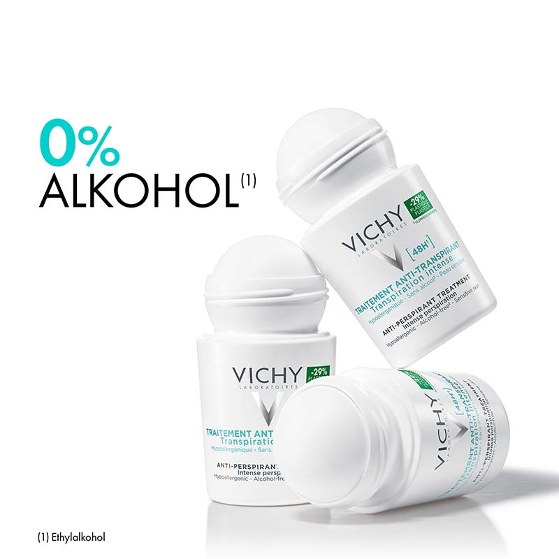 VICHY DEO Roll-on Anti Transpirant 48h Doppelpack 2X50 ml Stifte