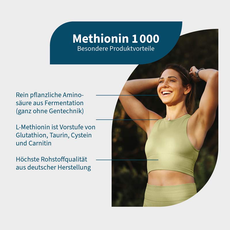 NatuGena Health Nutrition Methionin 1000 120 St Kapseln