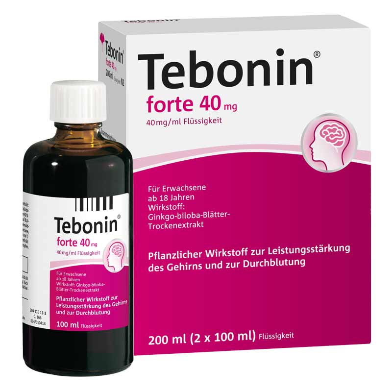 Tebonin forte 40mg 2X100 ml Flüssigkeit