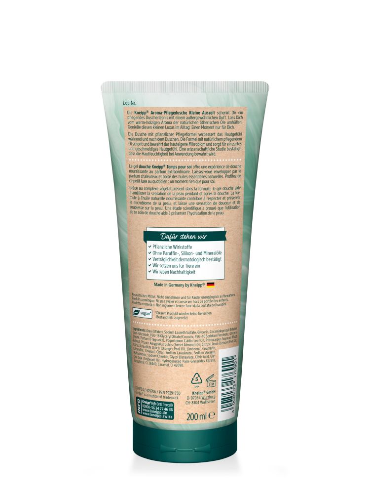 Kneipp Aroma-Pflegedusche Kleine AUSZEIT 200 ml Duschgel