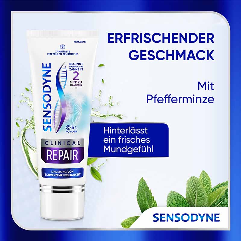 SENSODYNE CLINICAL REPAIR 5% NOVAMIN 75 ml Zahnpasta