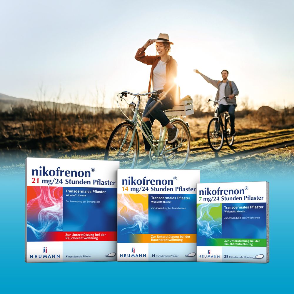 nikofrenon 21 mg/24 Stunden Pflaster, 14 St 14 St Pflaster transdermal