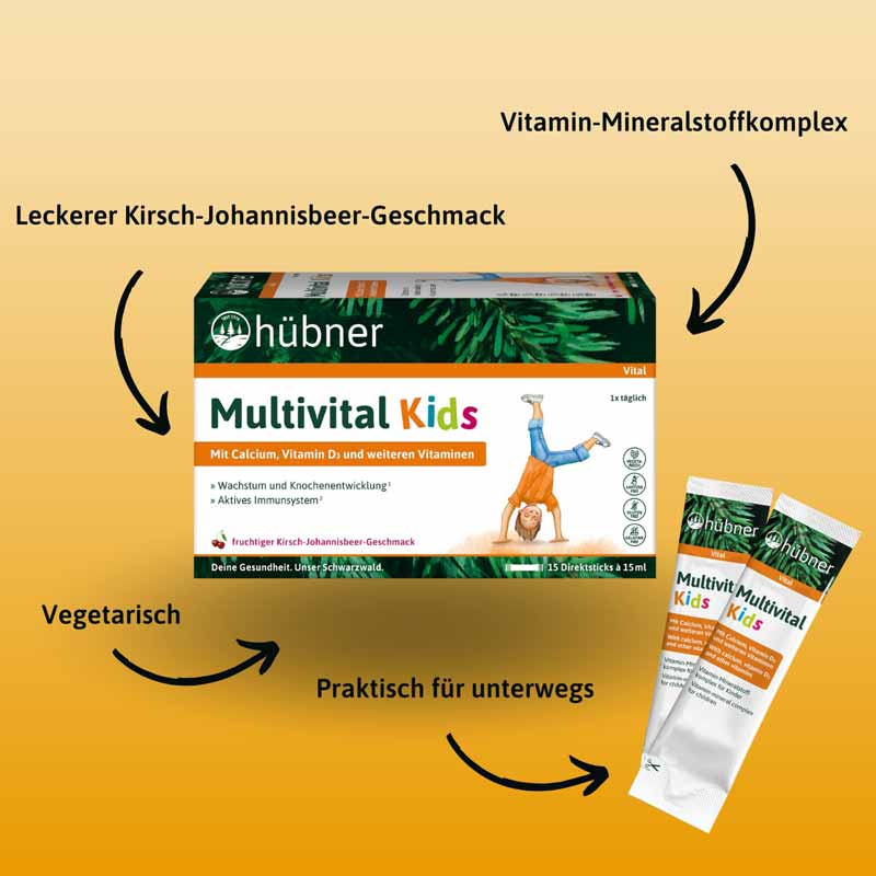 hübner Multivital Kids 15X15 ml Flüssigkeit