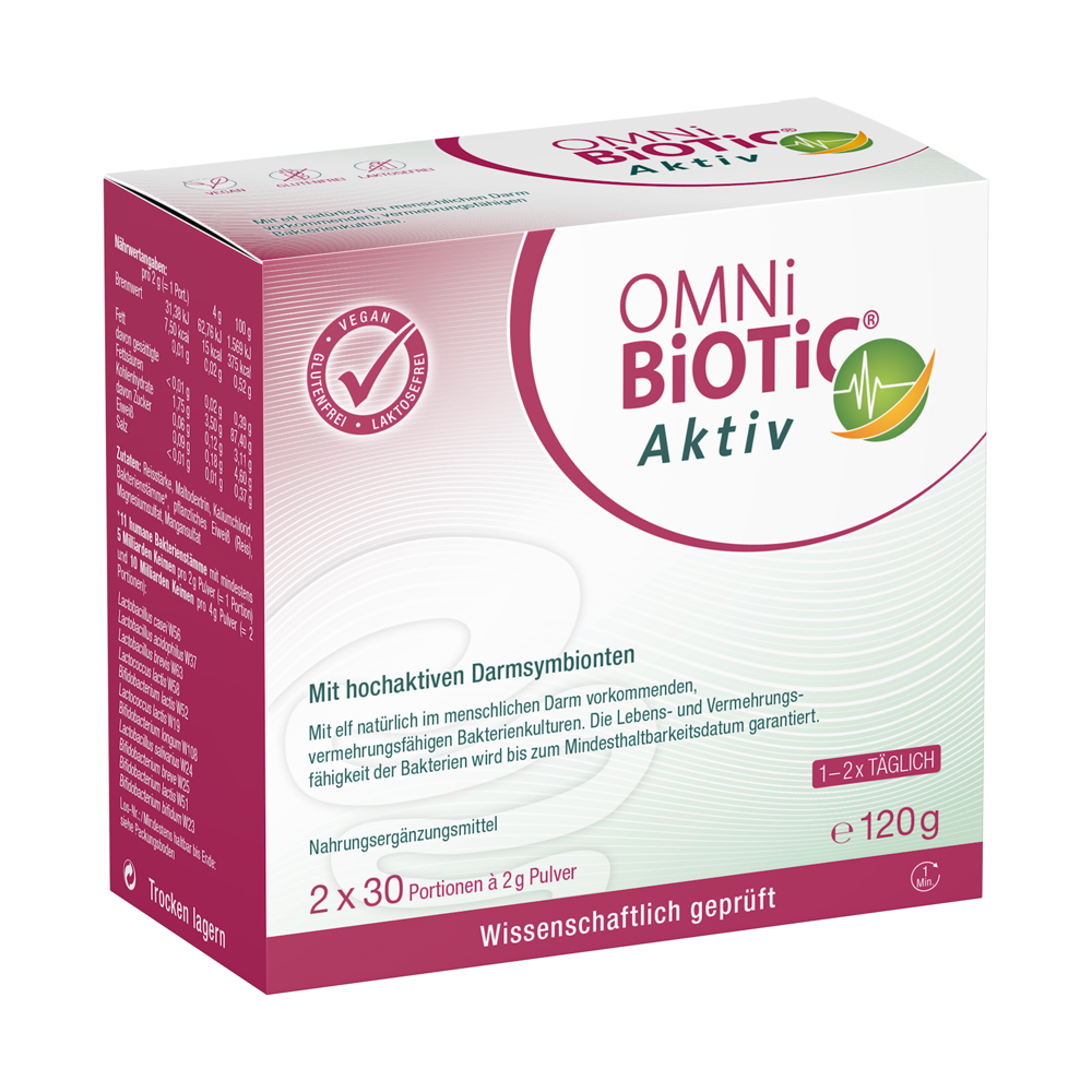 OMNi-BiOTiC Aktiv 2X60 g Pulver