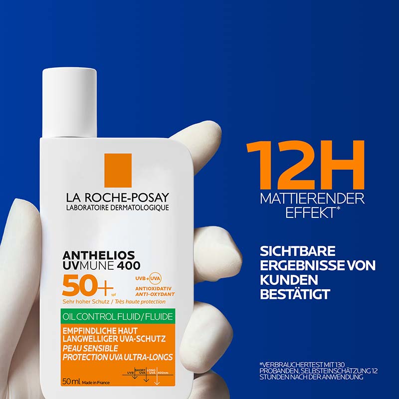 LA ROCHE-POSAY ANTHELIOS UVMUNE 400 LSF 50+ OIL CONTROL FLUID 50 ml Flüssigkeit