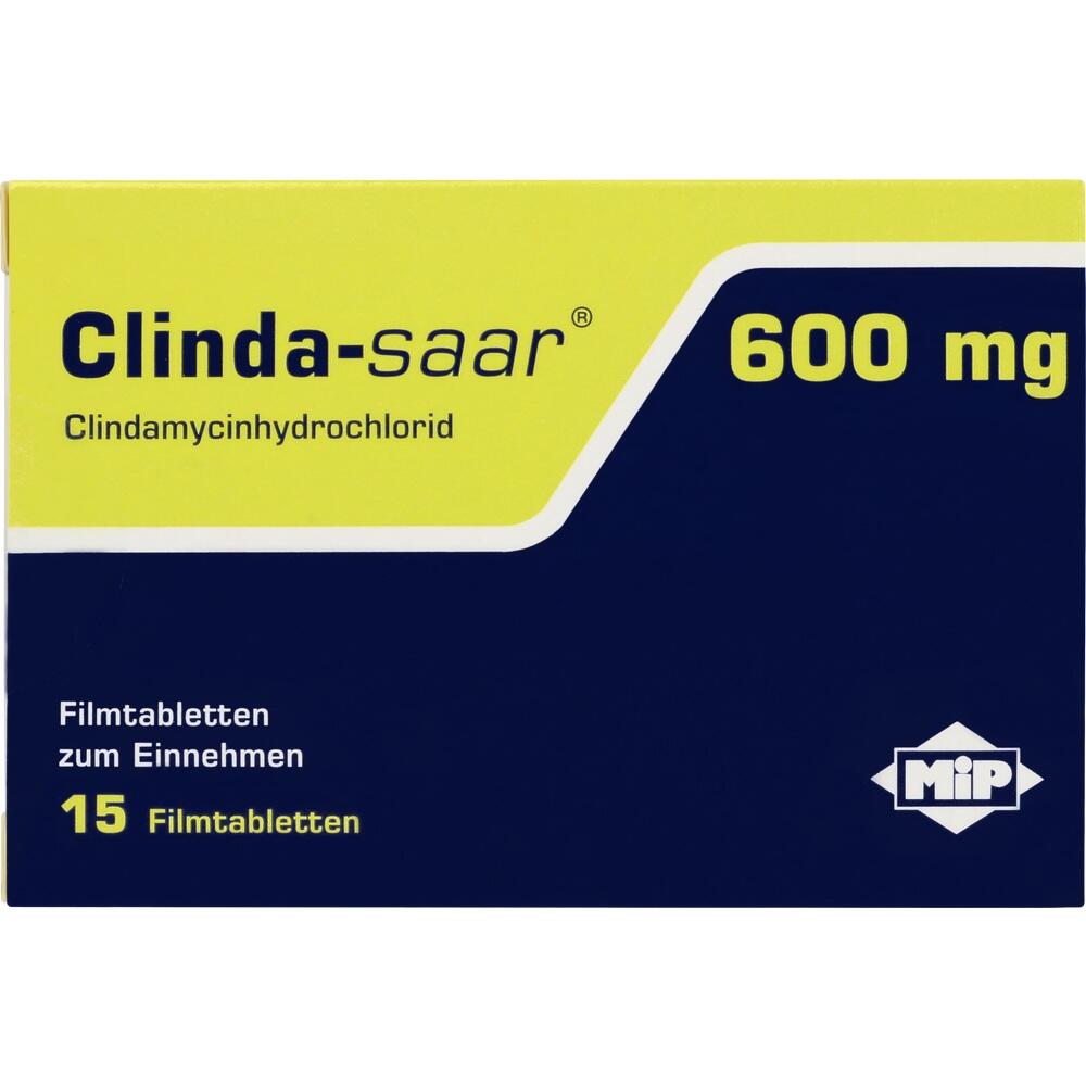 Clinda-saar 600mg 15 St Filmtabletten
