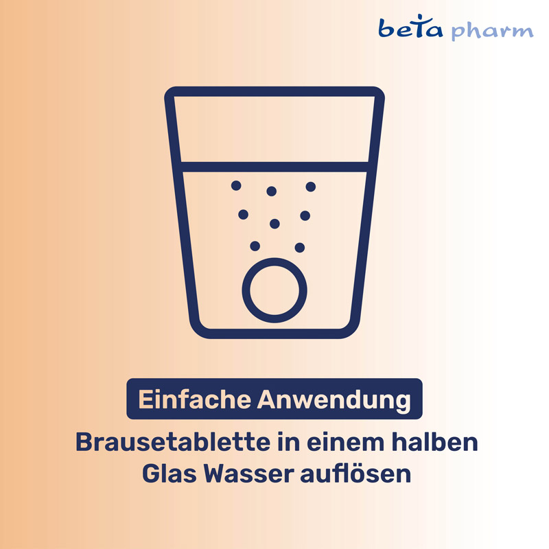 Zink beta 25 20 St Brausetabletten