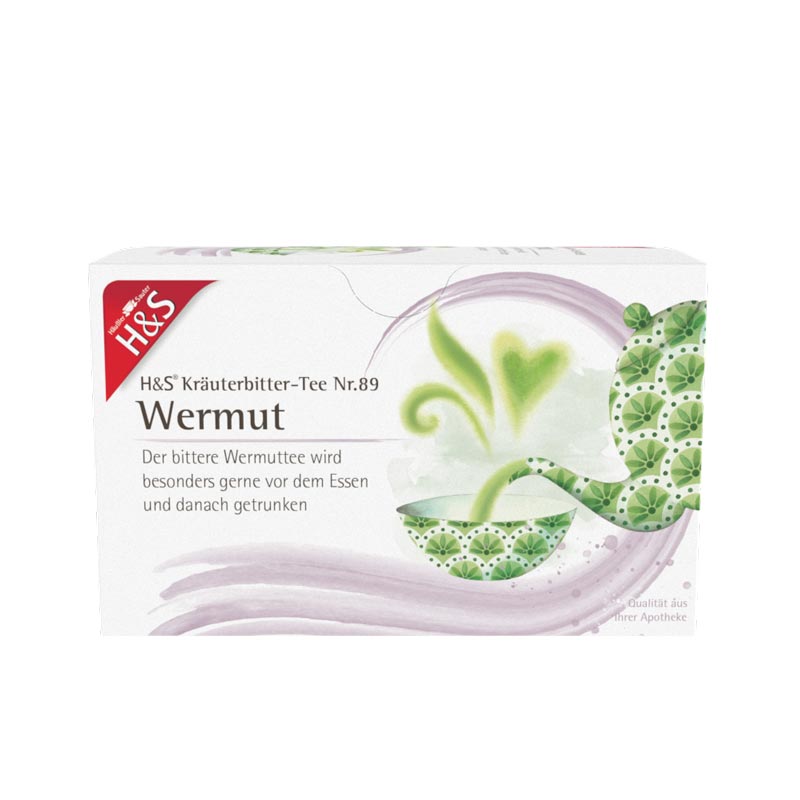 H&S Kräuterbitter-Tee Wermut 20X1.5 g Filterbeutel