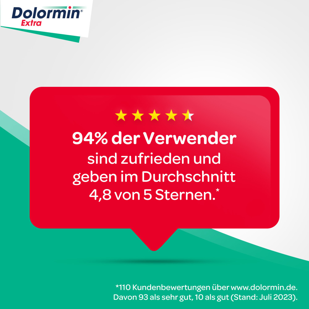 Dolormin Extra Ibu-Lysin Tabletten bei Schmerzen und Fieber