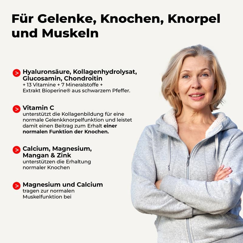 Avitale GELENKNAHRUNG+Hyaluronsäure Trinkgranulat 30X15 g Beutel