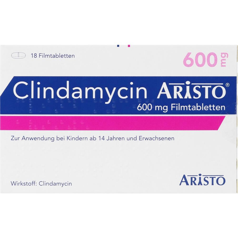 Clindamycin Aristo 600mg 18 St Filmtabletten