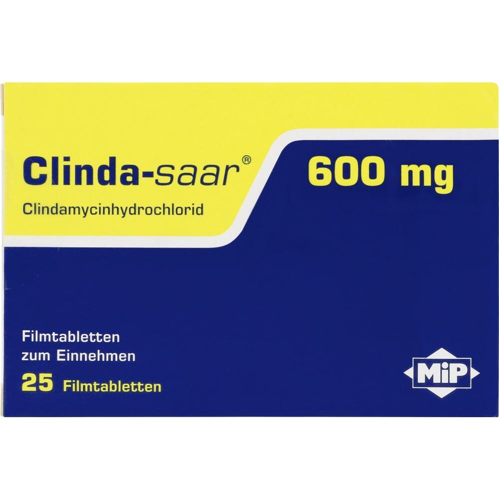 Clinda-saar 600mg 25 St Filmtabletten