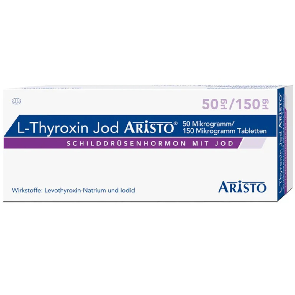 L-Thyroxin Jod Aristo 50μg/150μg 50 St Tabletten