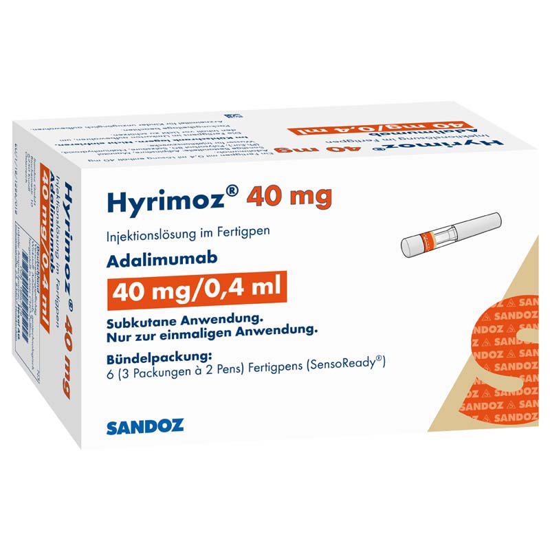 Hyrimoz 40 mg/0,4 ml 6 St Injektionslösung