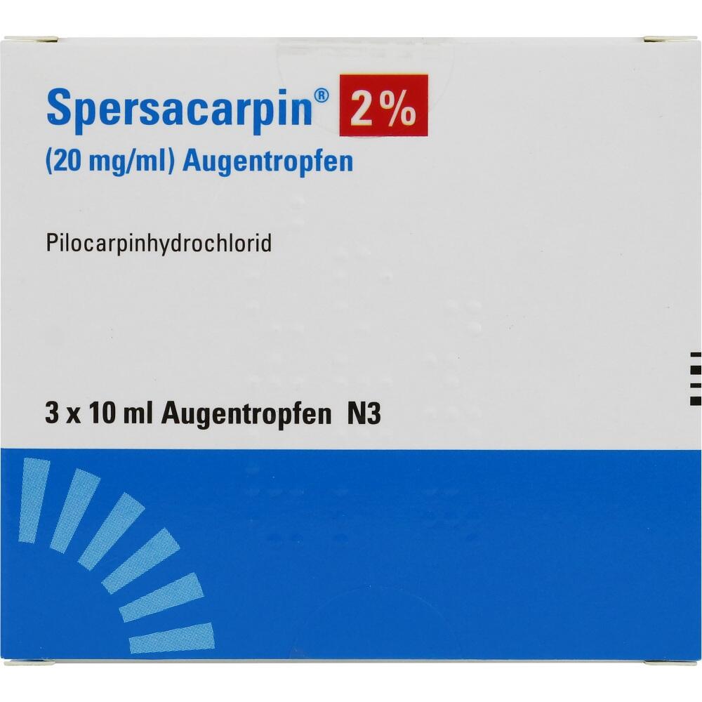 Spersacarpin 2% 3X10 ml Augentropfen