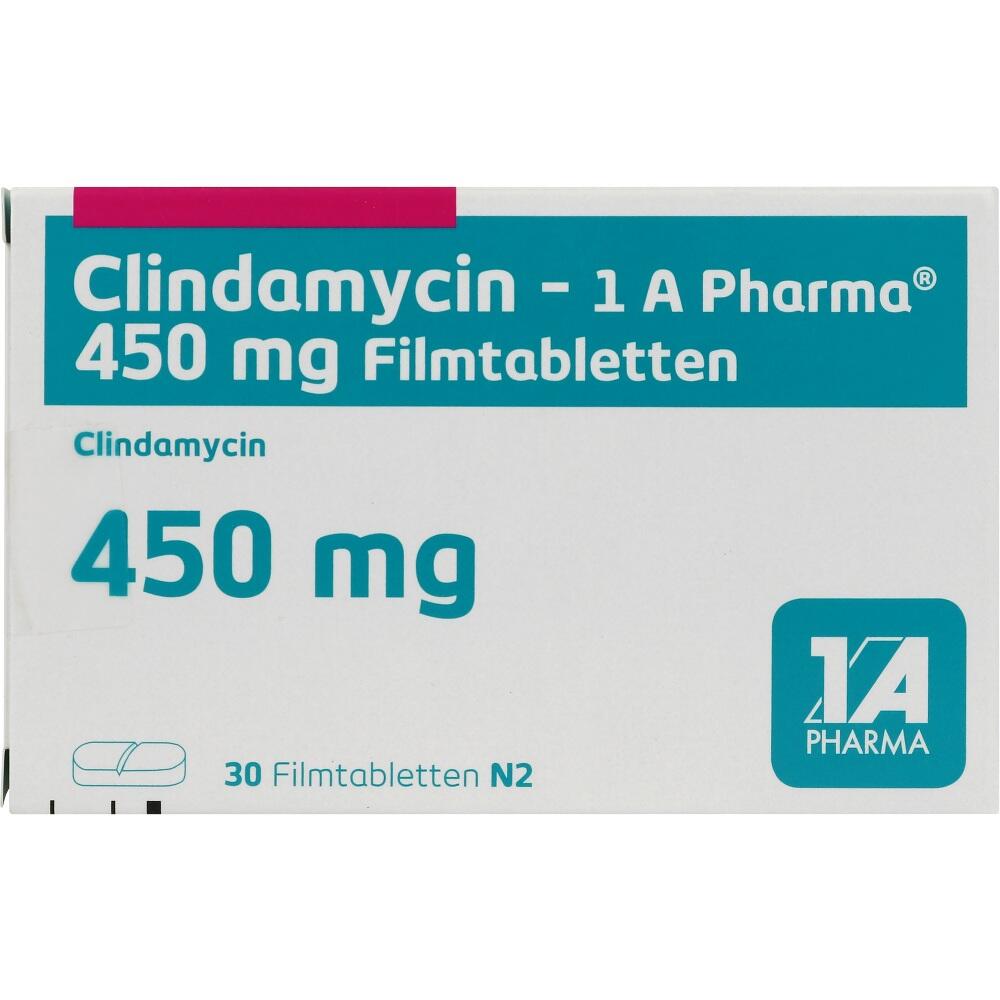Clindamycin-1 A Pharma 450mg 30 St Filmtabletten