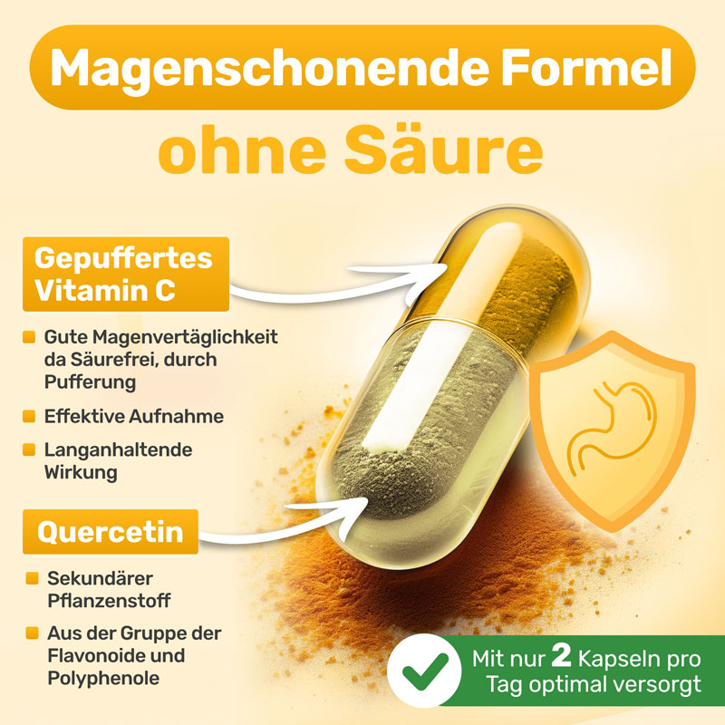Glycowohl protect Vitamin C gepuffert 1000 mg 200 St Kapseln