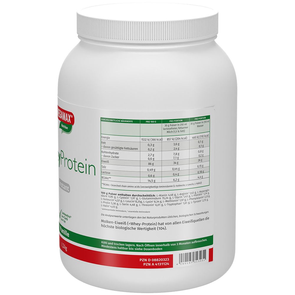 Wheyprotein Lactosefrei Vanille Pulver 1200 g Pulver