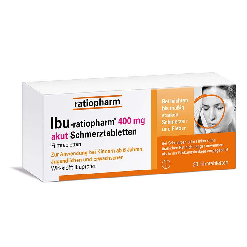 IBU ratiopharm 400 akut  20 St Filmtabletten