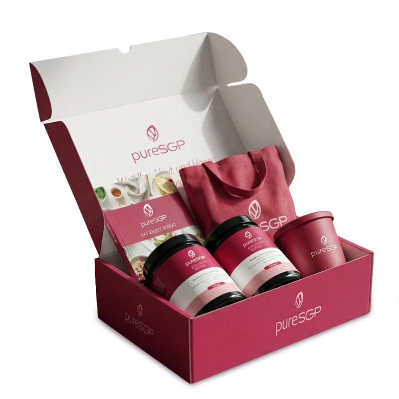 pureSGP KOLLAGEN PEPTIDE Starter-Set 1 Packung Kombipackung