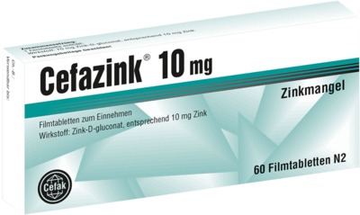 Cefazink 10 mg 60 St Filmtabletten