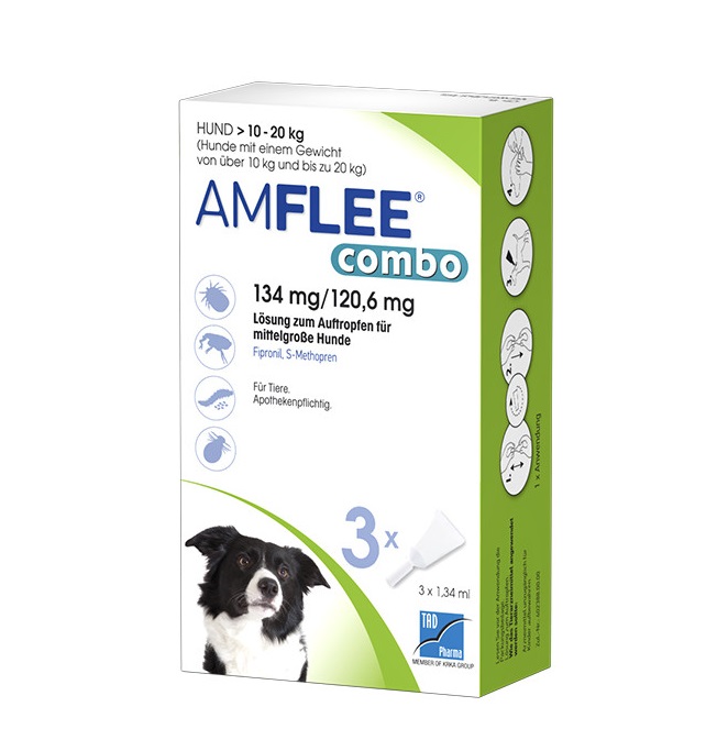 AMFLEE combo Hunde 10-20kg 3 St Lösung