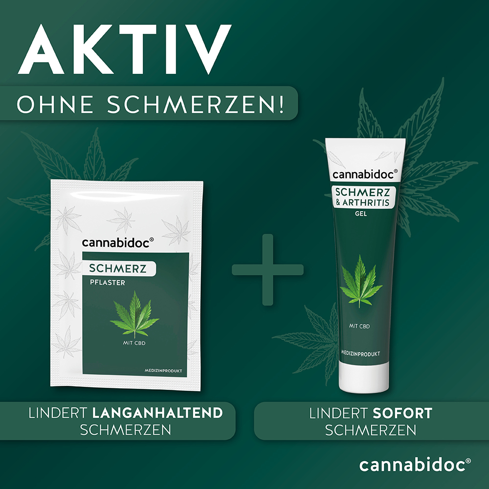 cannabidoc SCHMERZPFLASTER 8 St Pflaster transdermal