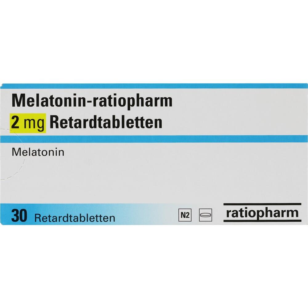 Melatonin-ratiopharm 2 mg 30 St Retard-Tabletten