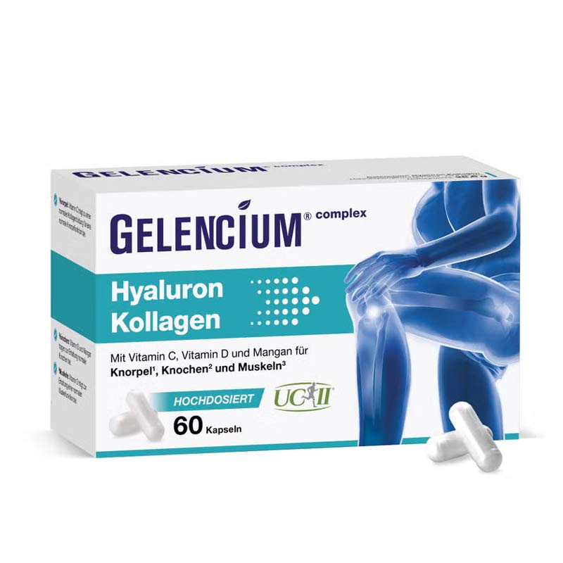 GELENCIUM Hyaluron Kollagen 60 St Kapseln
