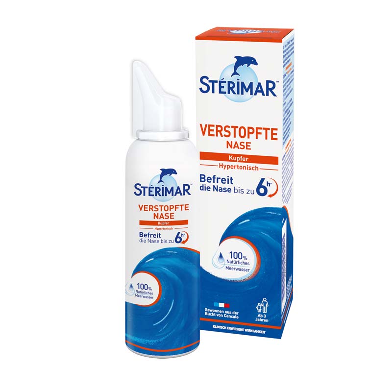 Stérimar Verstopfte Nase 2in1 Nasenspray & Spülung 100 ml Nasenspray