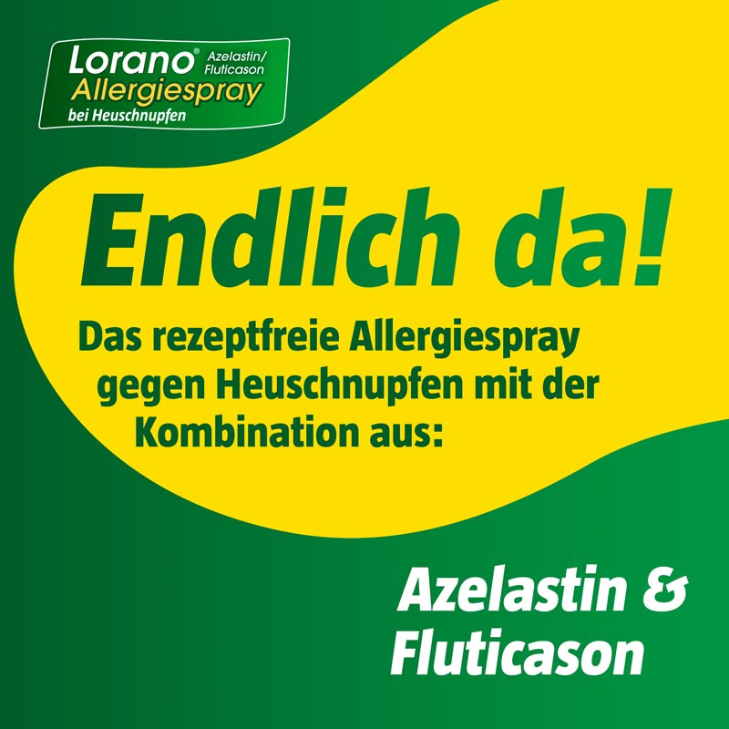 Lorano Allergiespray bei Heuschnupfen 23 g Nasenspray