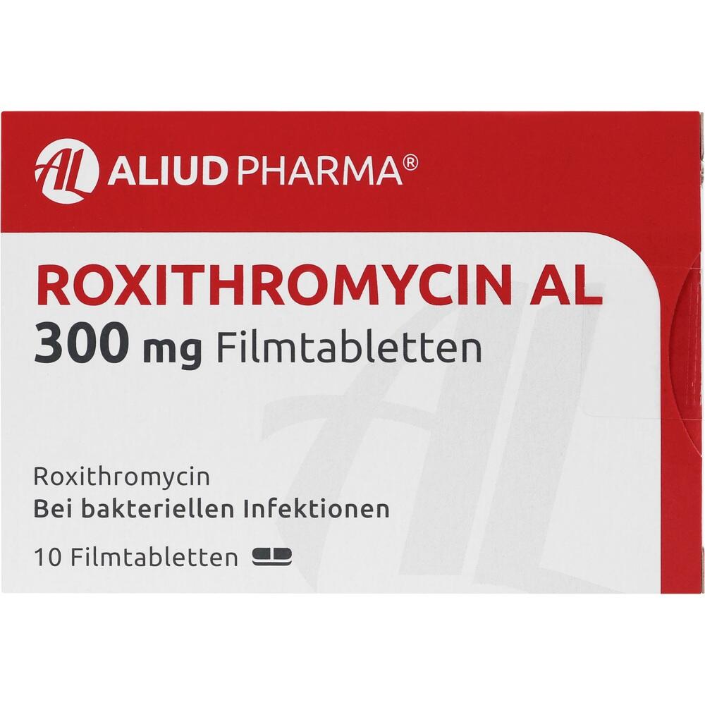 ROXITHROMYCIN AL 300mg 10 St Filmtabletten