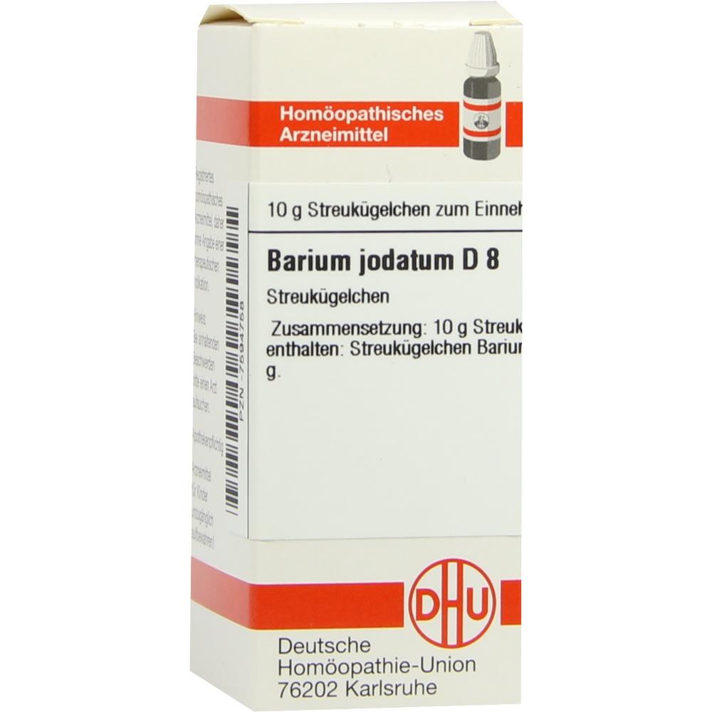 BARIUM JODATUM D 8 Globuli 10 g Globuli