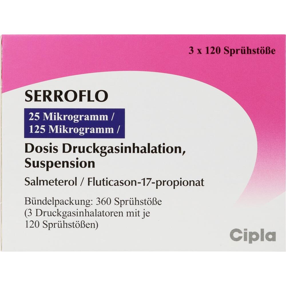 SERROFLO 25μg/125μg 3 St Dosieraerosol