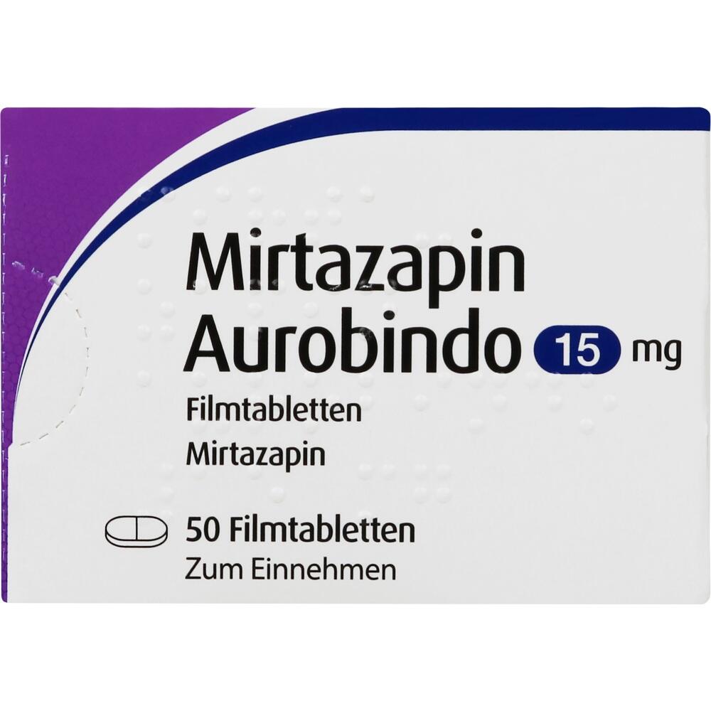 Mirtazapin Aurobindo 15mg 50 St Filmtabletten