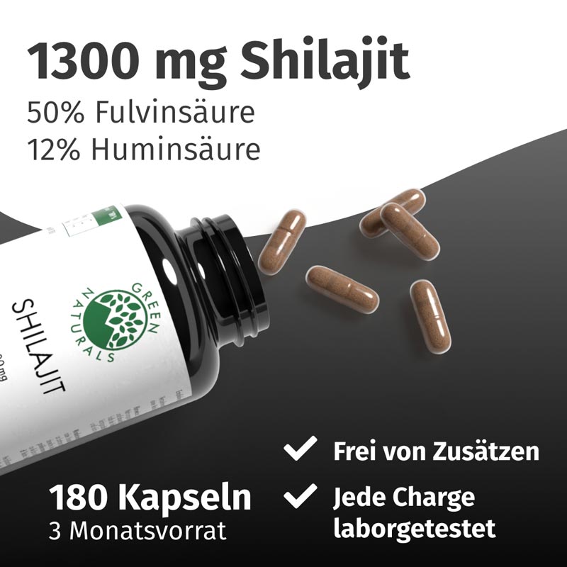 GREEN NATURALS SHILAJIT 180 St Kapseln
